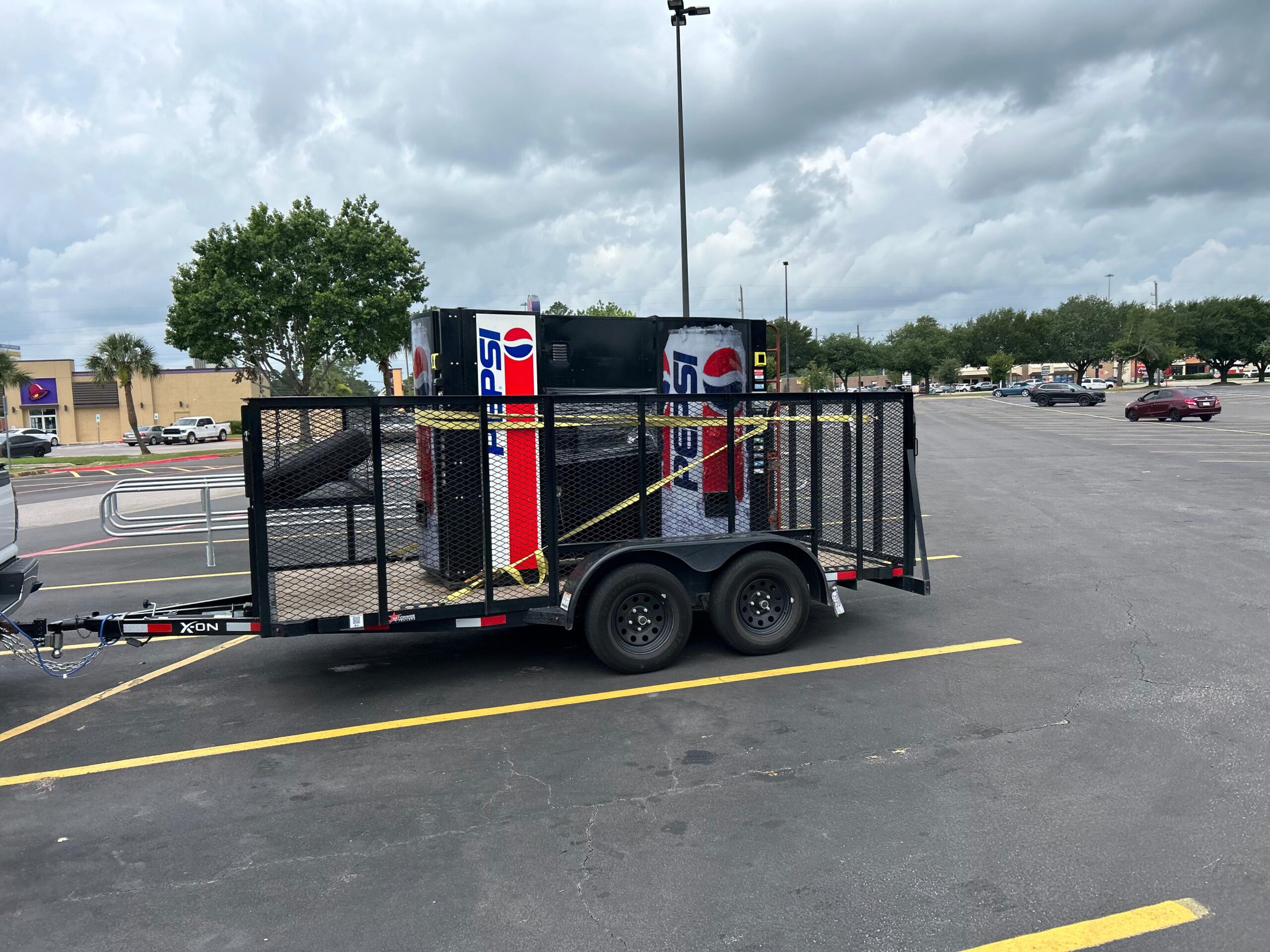 Landscaping Trailer with cargo